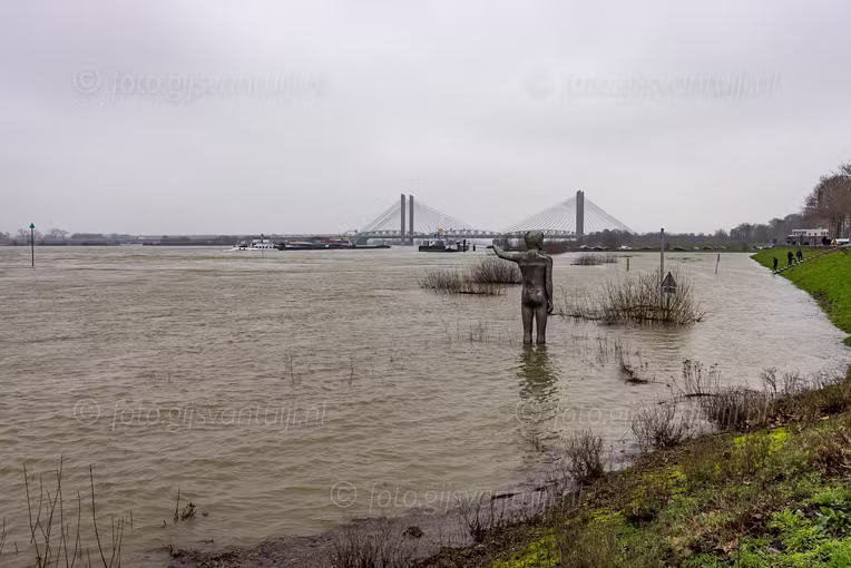 2021_02_06 Hoog water Waal